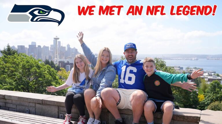 New Zealand Family see Seattle for the first time (NFL LEGEND AND AMAZING WEATHER!)